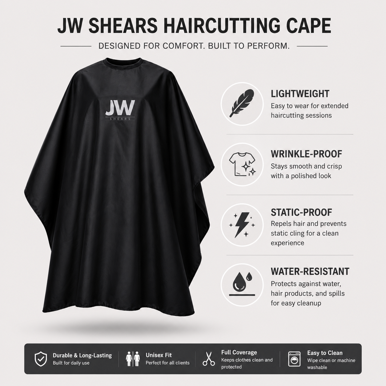 JW Haircutting Cape