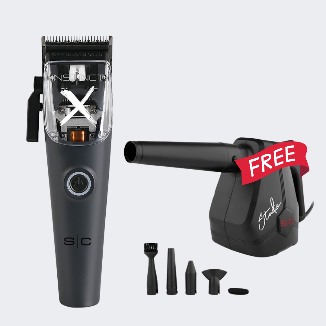 StyleCraft Instinct-X Cordless Hair Clipper with FREE Studio Blower