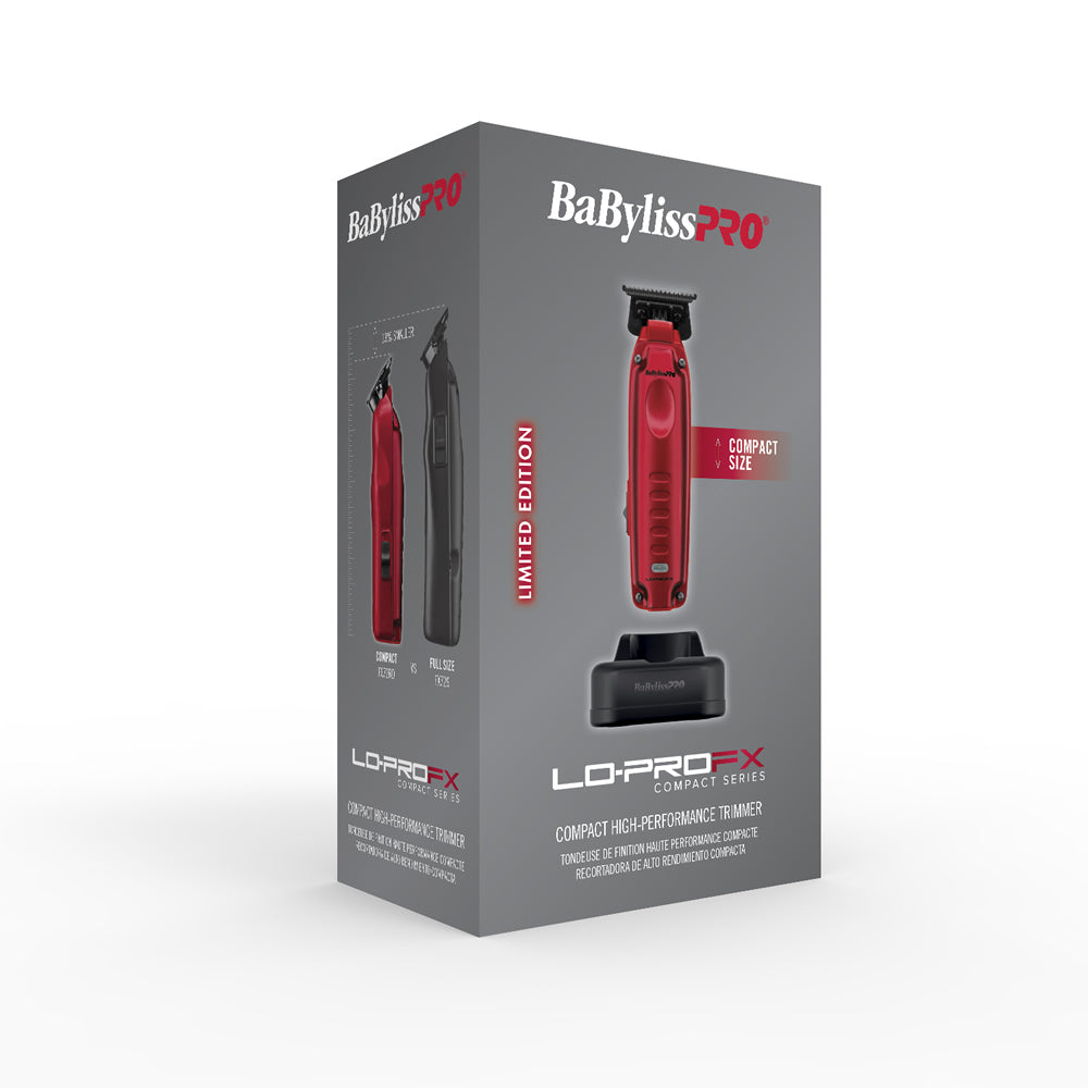 BaBylissPro LO-PROFX Compact Trimmer (Red)