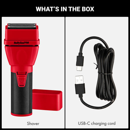 BaBylissPRO COREFX Double-Foil Shaver (Red)