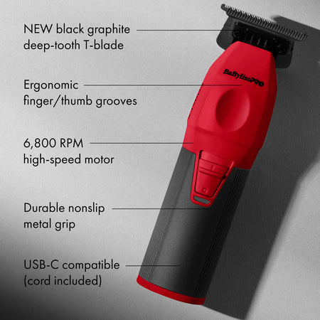 BaBylissPRO® COREFX Trimmer (Red)