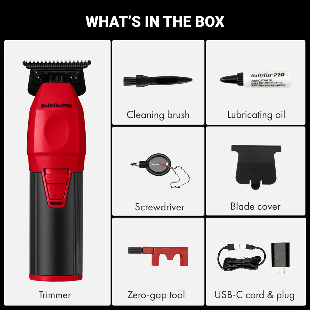 BaBylissPRO® COREFX Trimmer (Red)