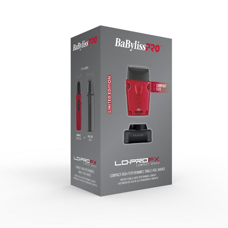 BaBylissPRO Limited Edition LO-PROFX Compact Single-Foil Shaver (Red)