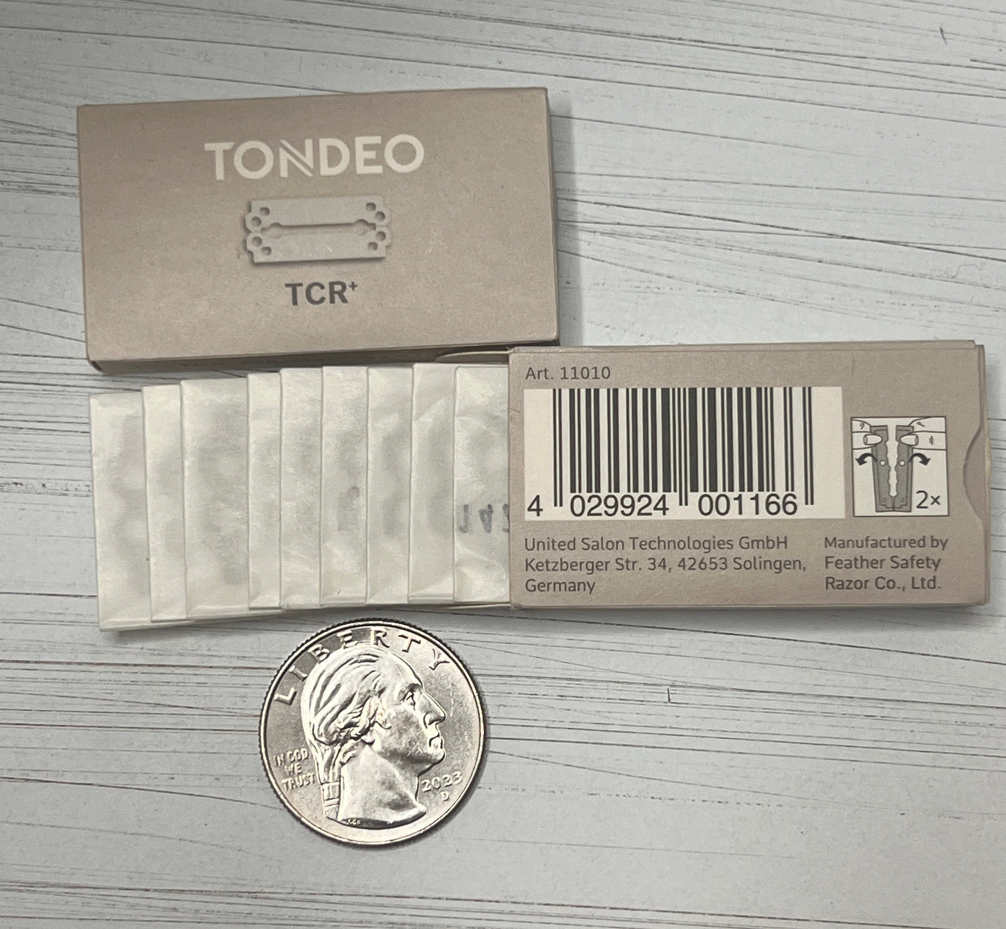 Tondeo TCR Replacement Blades (10 packs of 10 blades)