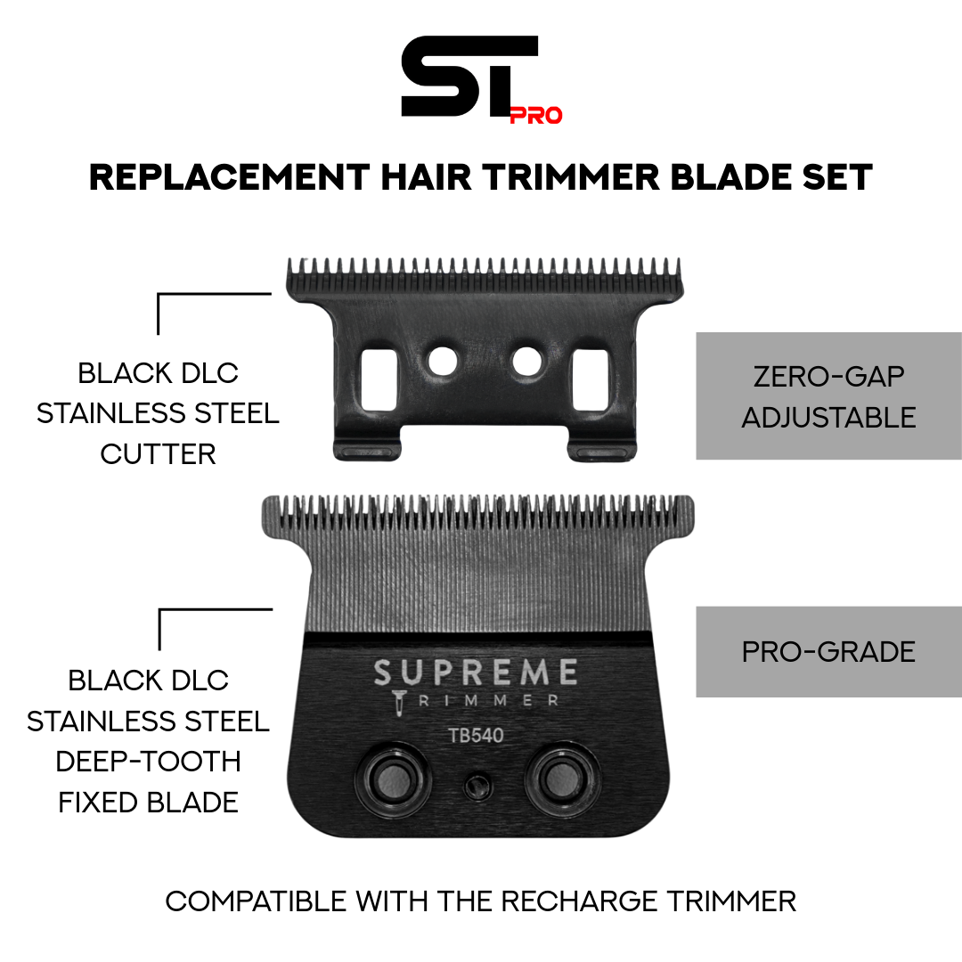Supreme Trimmer Deep Tooth Blade for Recharge Trimmer-TB540