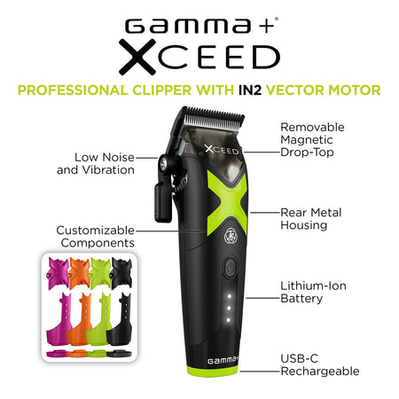 Gamma+ XCEED Professional Cordless Clipper (GP609B)