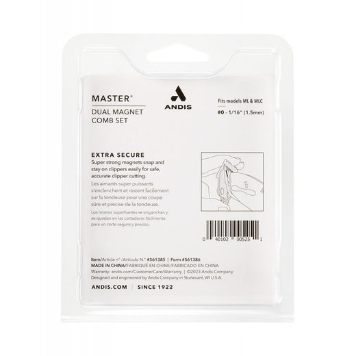 ANDIS MASTER DUAL MAGNET OG SIZE 0 COMB (#561385)