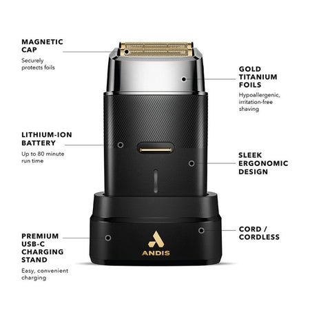Andis Pro Foil Plus II Cordless Shaver
