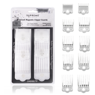 Supreme Trimmer Magnetic & Clip Guards for Clippers CMG100