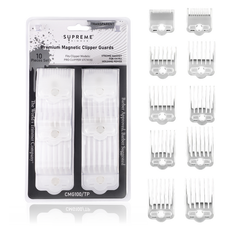 Supreme Trimmer Magnetic & Clip Guards for Clippers CMG100