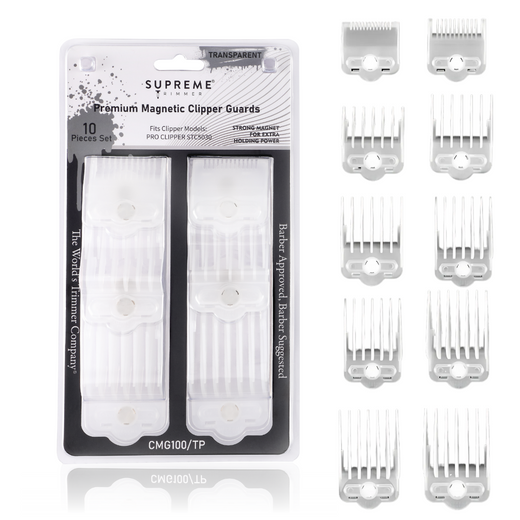 Supreme Trimmer Magnetic & Clip Guards for Clippers CMG100