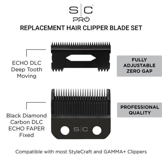 STYLECRAFT ECHO DLC BLADE W/ DEEP-TOOTH CUTTER (#SC545BL)