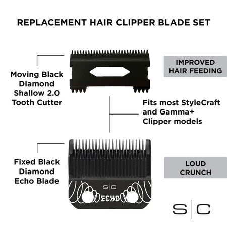 STYLECRAFT ECHO DLC BLADE W/ SHALLOW 2.0 CUTTER (#SC544B)